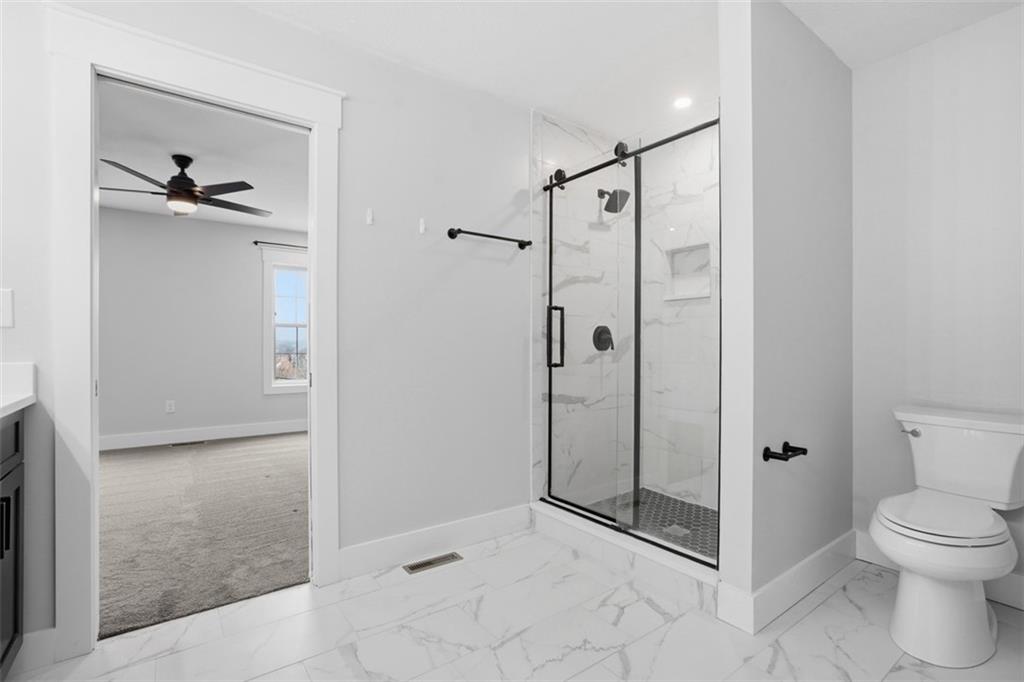 2339 Old Greentree Road Carnegie, PA 15106 - Photo 34 of 48 a bathroom with a shower and a toilet