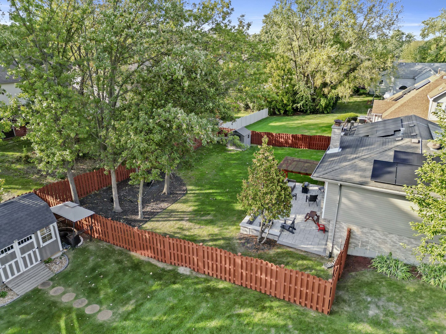 3686 Ronald Road Crete, IL 60417 - Photo 31 of 35 an outdoor space with furniture and garden