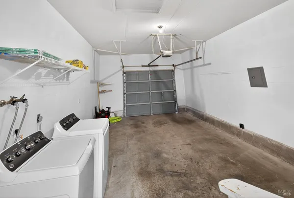 a view of a storage & utility room