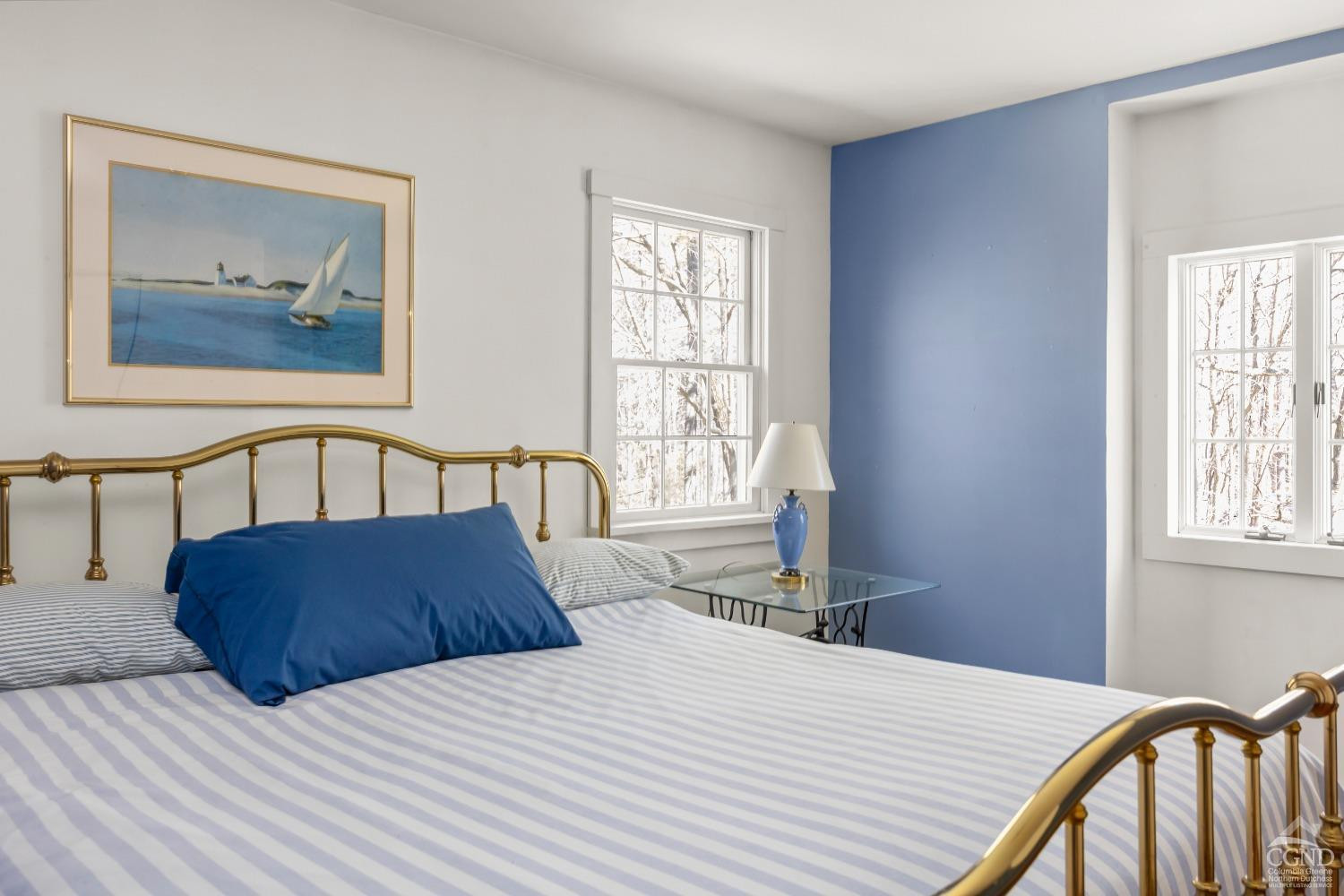 1235 Ira Vail Road Leeds, NY 12451 - Photo 15 of 35 a bedroom with a large bed and a window