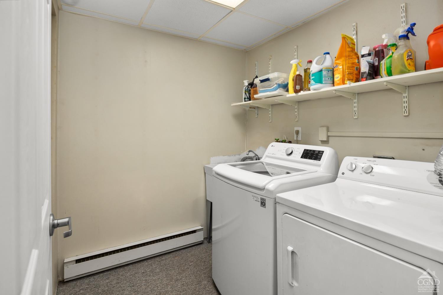 1235 Ira Vail Road Leeds, NY 12451 - Photo 19 of 35 a utility room with dryer and washer
