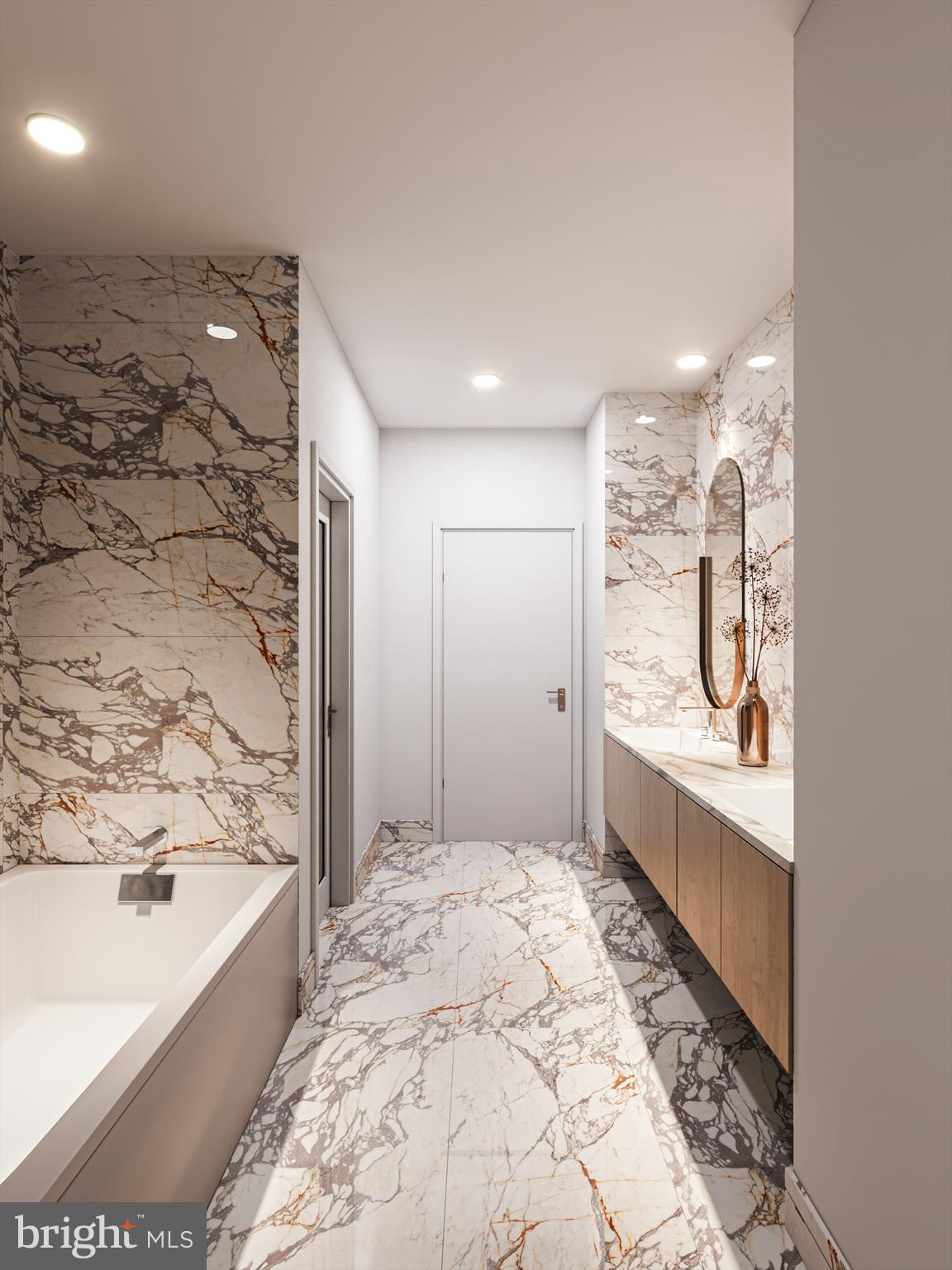 1414 South Penn Square, Unit PH1C Philadelphia, PA 19102 - Photo 6 of 19 a bathroom with a bathtub and shower