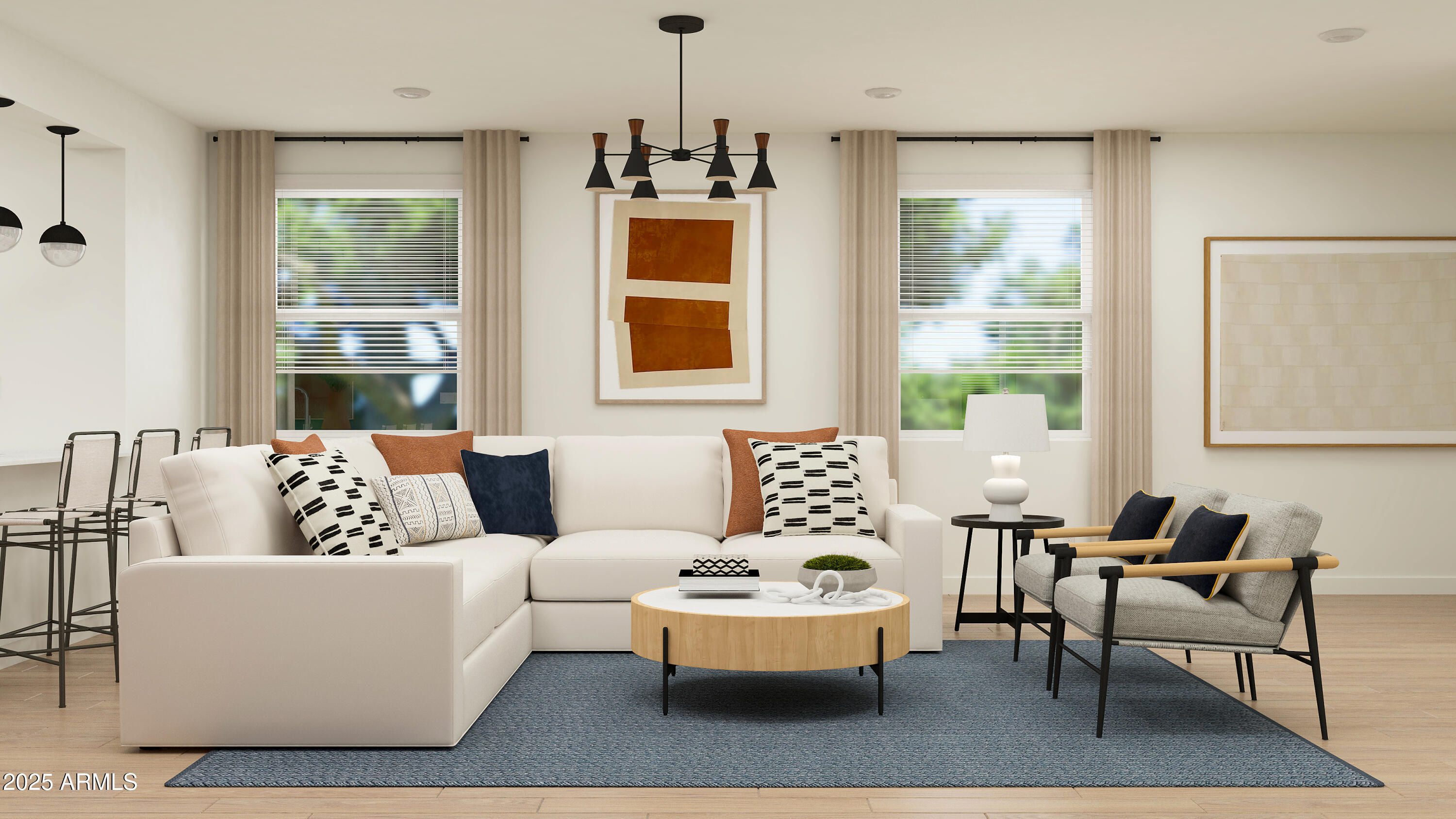 23336 West Chipman Road Buckeye, AZ 85326 - Photo 5 of 17 a living room with furniture and a large window