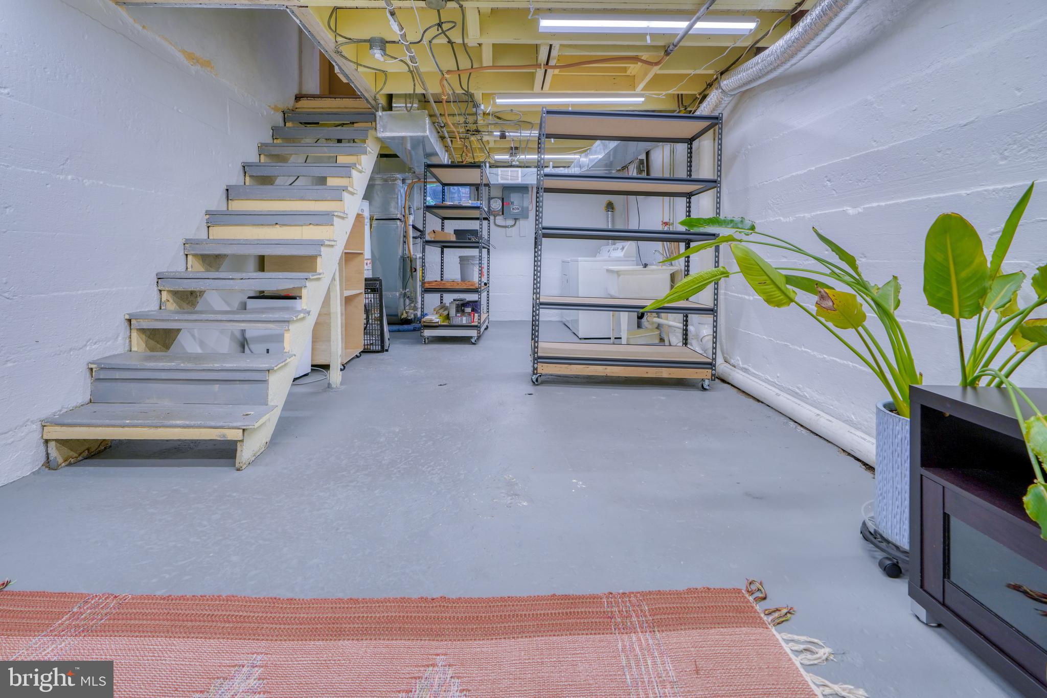 610 Harding Place Baltimore, MD 21211 - Photo 35 of 39 The lower level! High ceilings bright lighting
