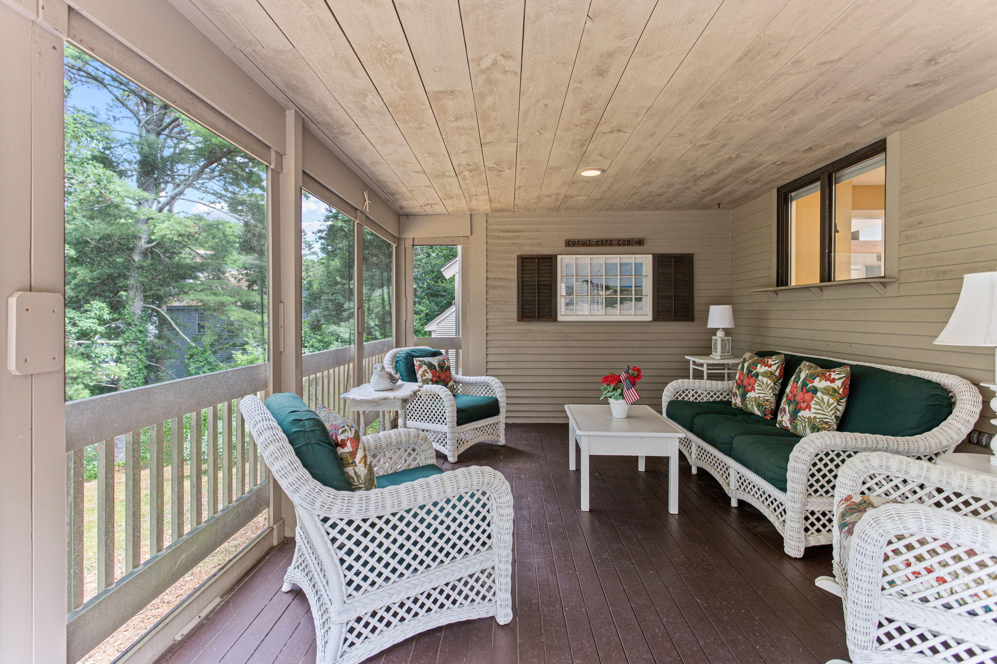 40 Point Isabella Road Cotuit, MA 02635 - Photo 21 of 28 a living room with furniture and a large window