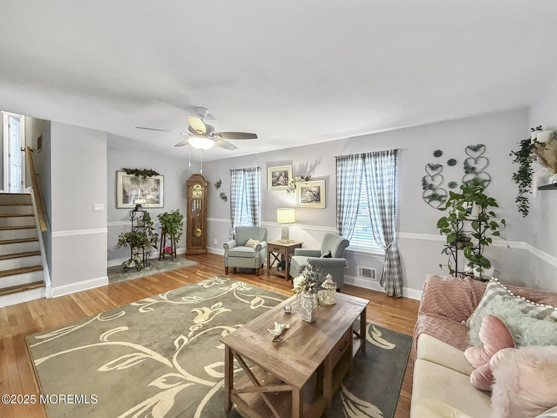 17 North Longview Road Howell, NJ 07731 - Photo 8 of 30 a living room with furniture a window and a potted plant