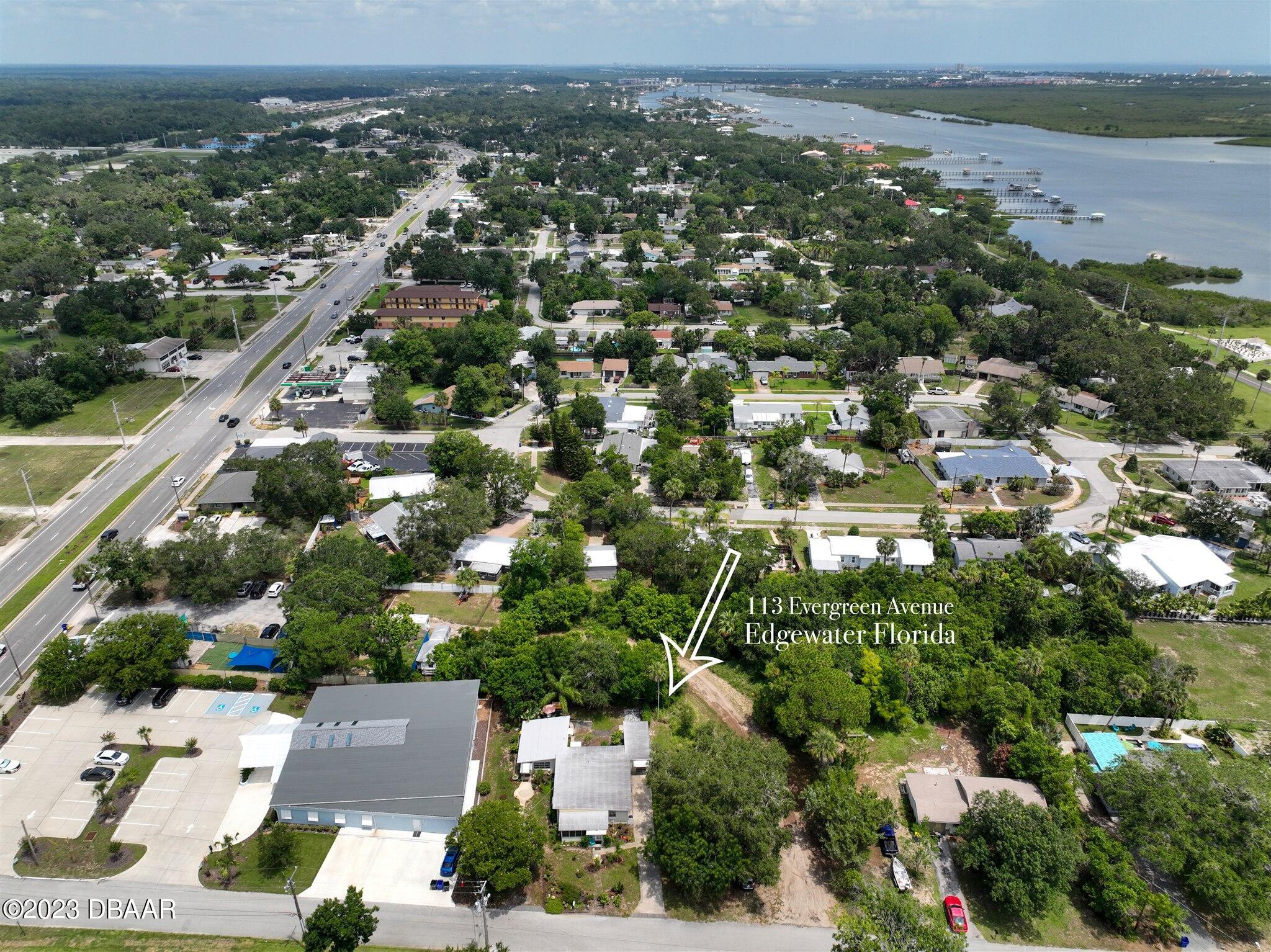 113 Evergreen Avenue Edgewater, FL 32132 - Photo 40 of 47 an aerial view of a city