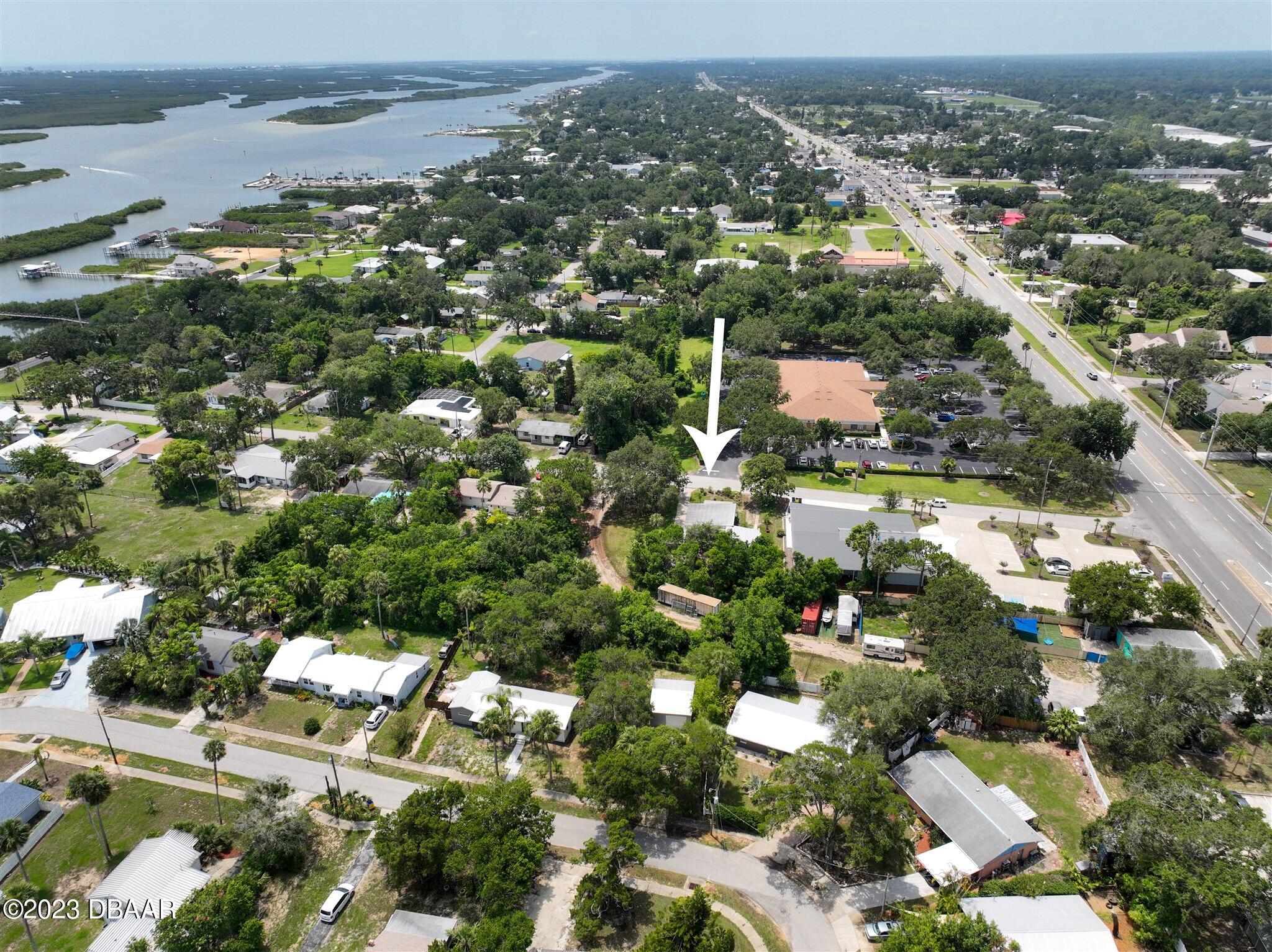 113 Evergreen Avenue Edgewater, FL 32132 - Photo 41 of 47 an aerial view of residential houses with outdoor space