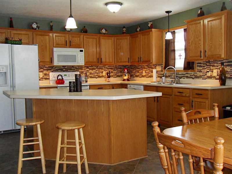 111 Old Forge Road Slippery Rock, PA 16057 - Photo 7 of 22 Kitchen. beautiful backsplach and center island