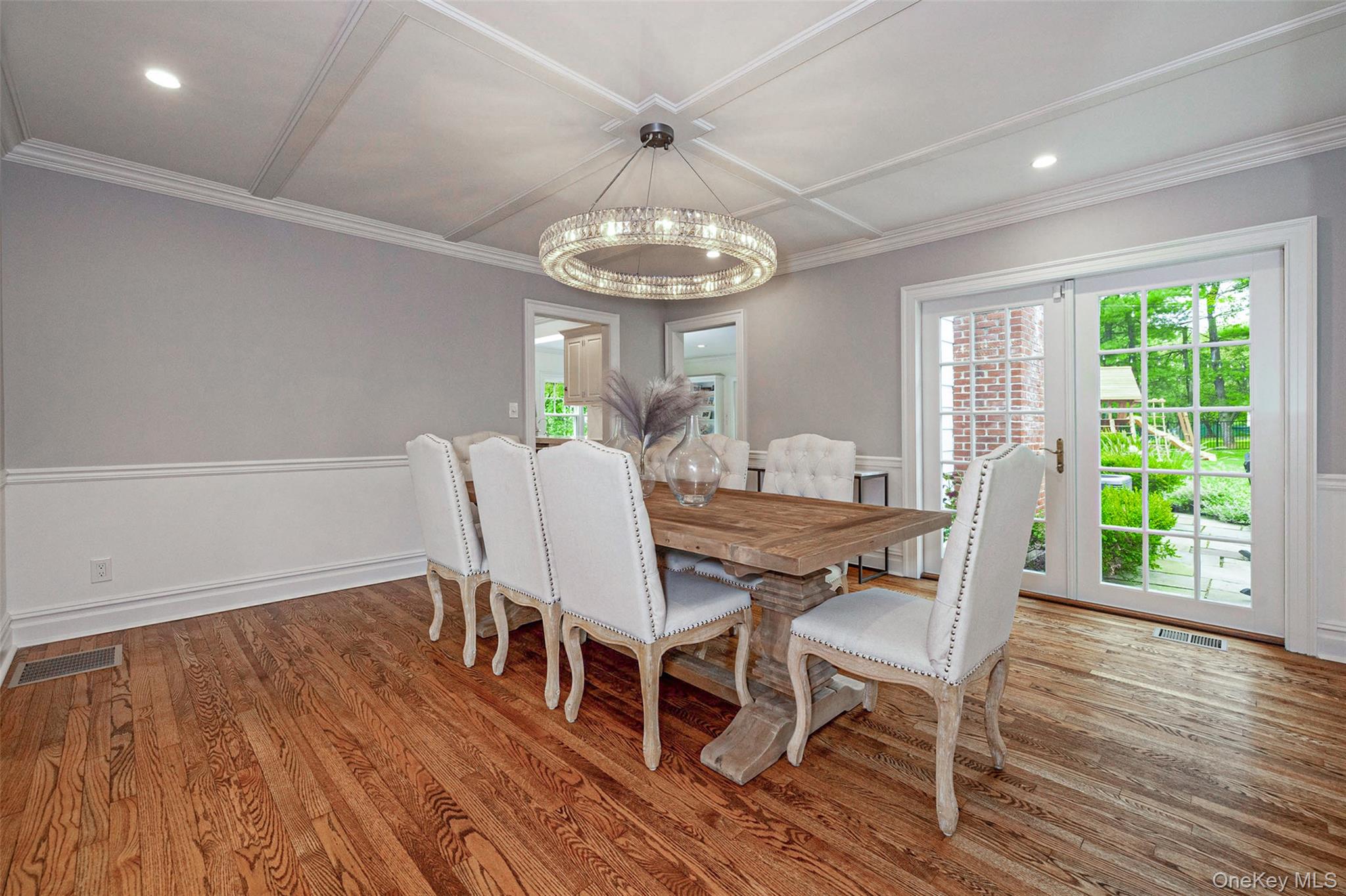 18 Lakeside Drive Rye, NY 10580 - Photo 19 of 43 a view of a dining room with furniture window and wooden floor