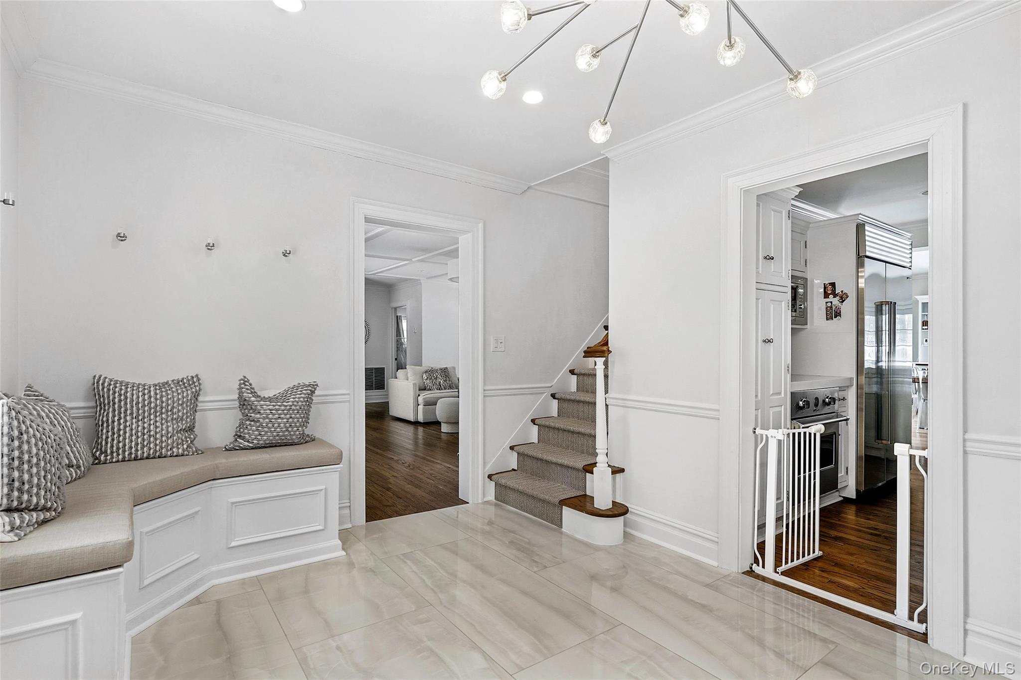 18 Lakeside Drive Rye, NY 10580 - Photo 6 of 43 a living room with furniture and a ceiling fan