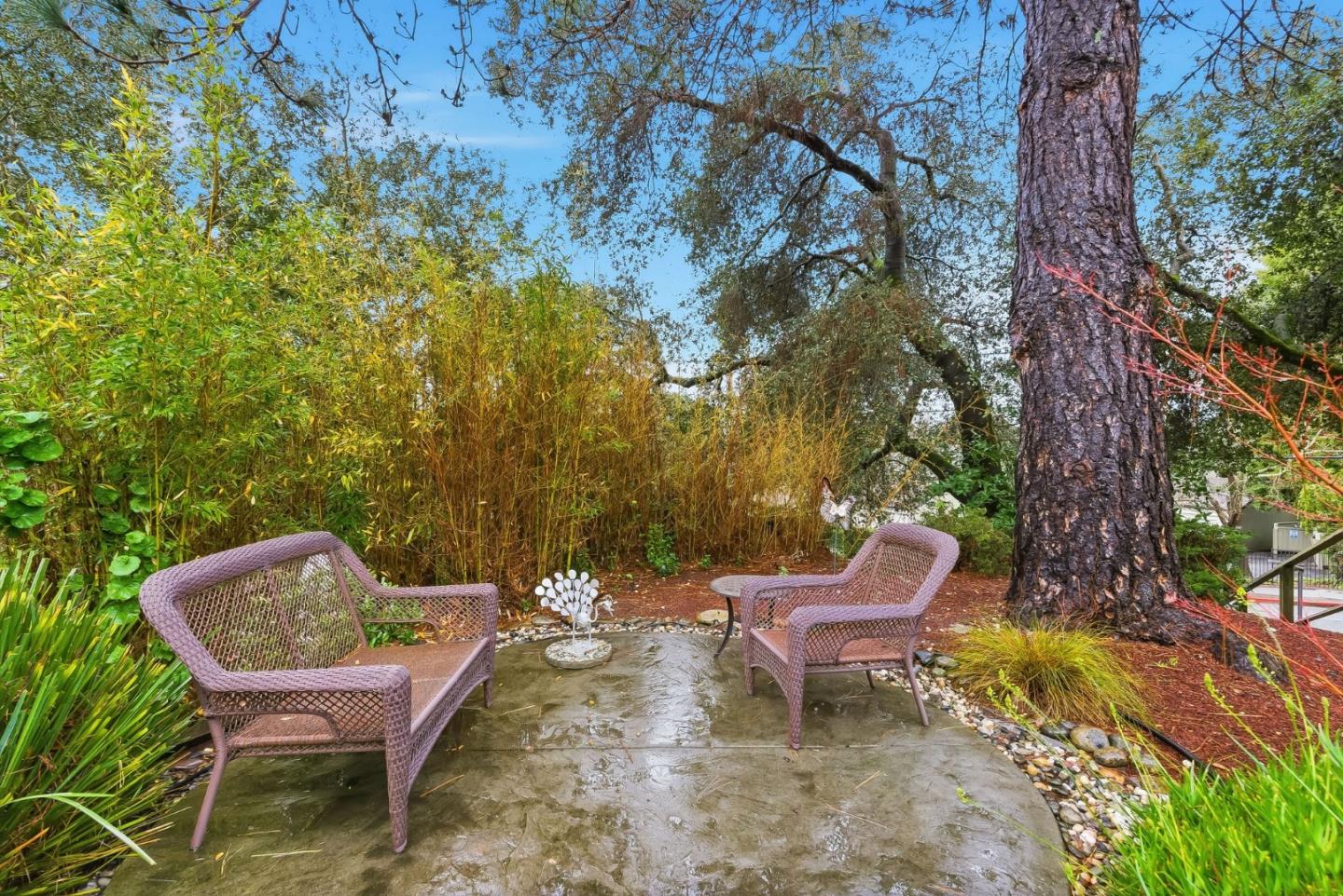 192 Bean Creek Road Scotts Valley, CA 95066 - Photo 14 of 17 a view of a chairs in a patio