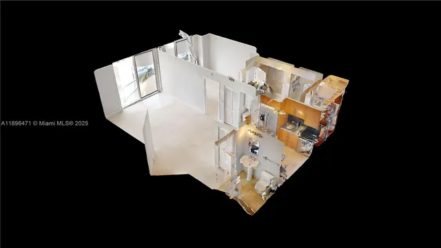 a view of balcony with furniture