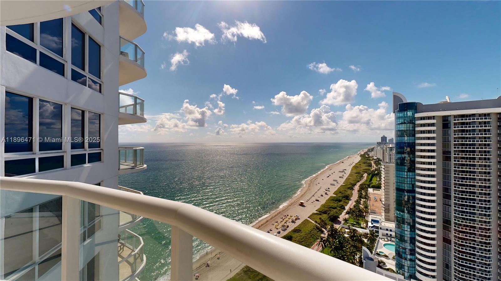 6365 Collins Avenue, Unit 2904 Miami Beach, FL 33141 - Photo 22 of 28 a view of balcony with furniture