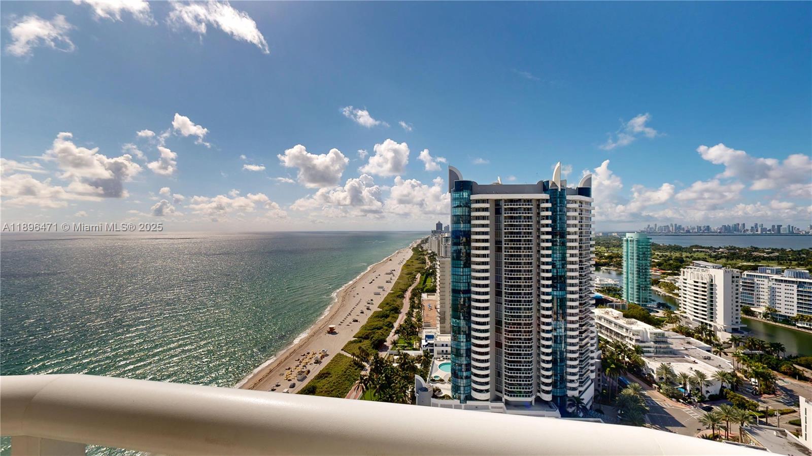 6365 Collins Avenue, Unit 2904 Miami Beach, FL 33141 - Photo 24 of 28 a view of city from a balcony