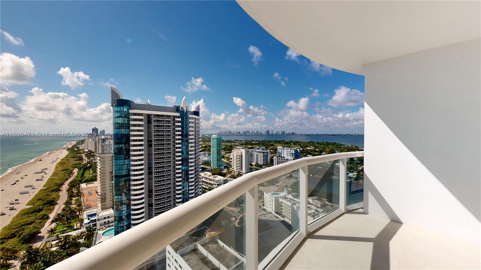 6365 Collins Avenue, Unit 2904 Miami Beach, FL 33141 - Photo 25 of 28 a view of balcony with city view