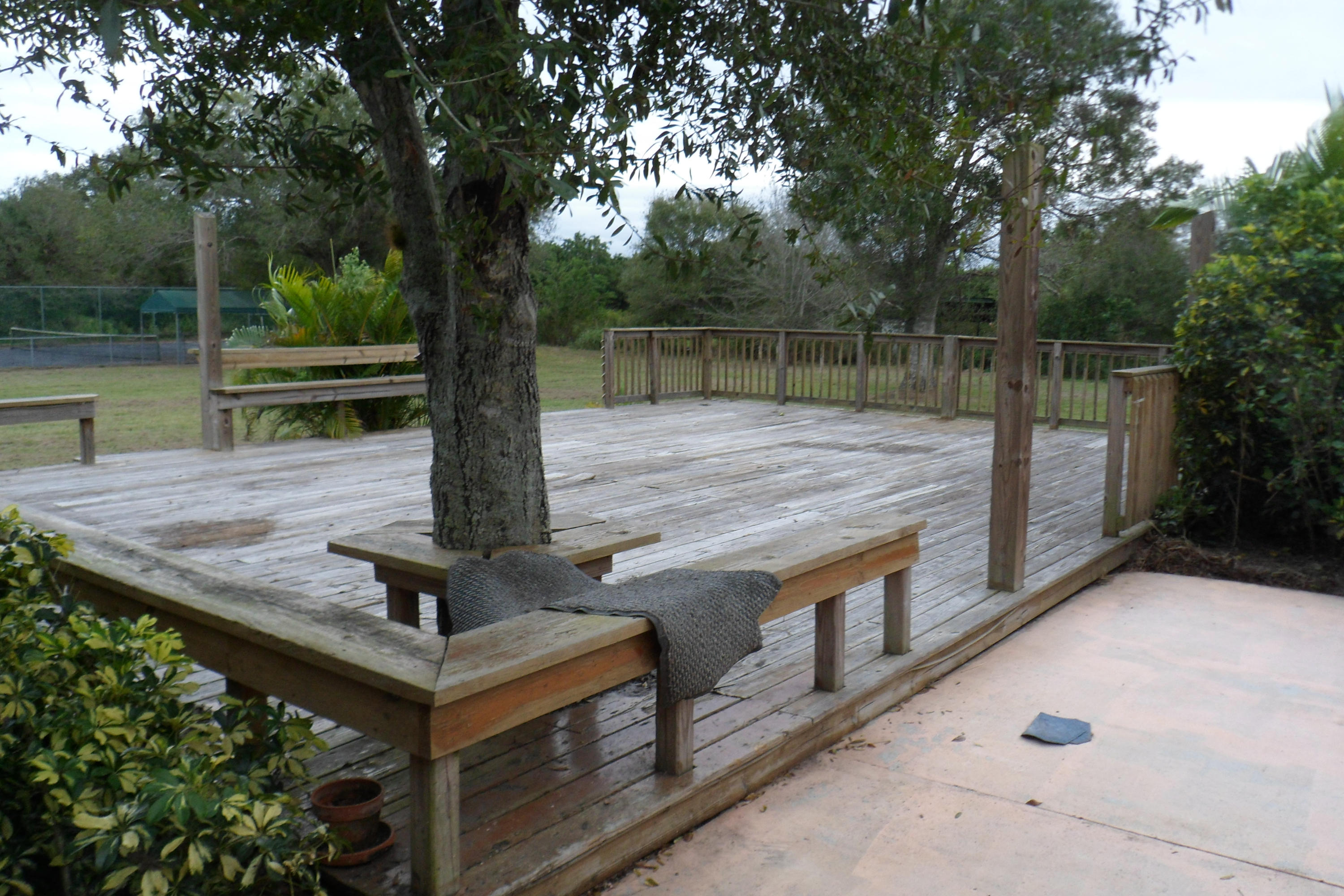 4740 Jorgensen Road Fort Pierce, FL 34981 - Photo 30 of 31 Wood Deck