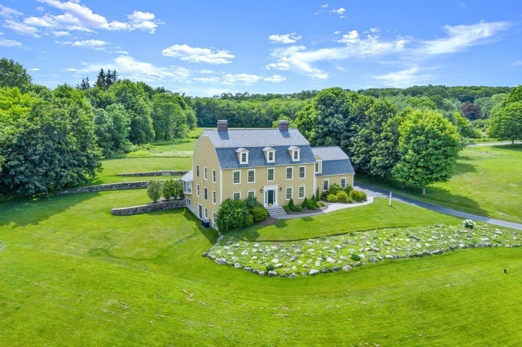 181 Maple Street Sherborn, MA 01770 - Photo 2 of 41 a aerial view of a house with a garden