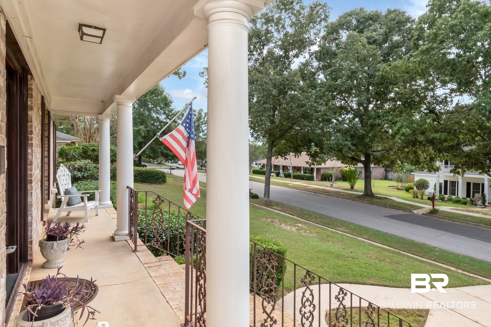 1229 West Chimney Top Drive Mobile, AL 36695 - Photo 2 of 36 View of patio / terrace with a porch