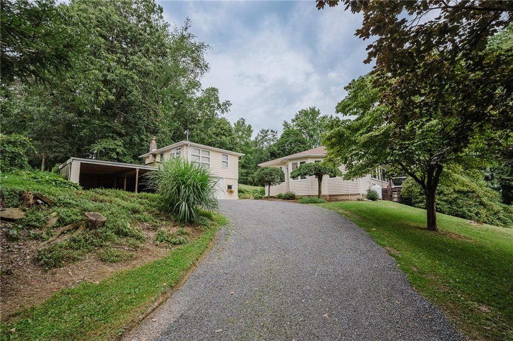 145 Hood School Road Indiana, PA 15701 - Photo 19 of 46 a view of a garden with large trees