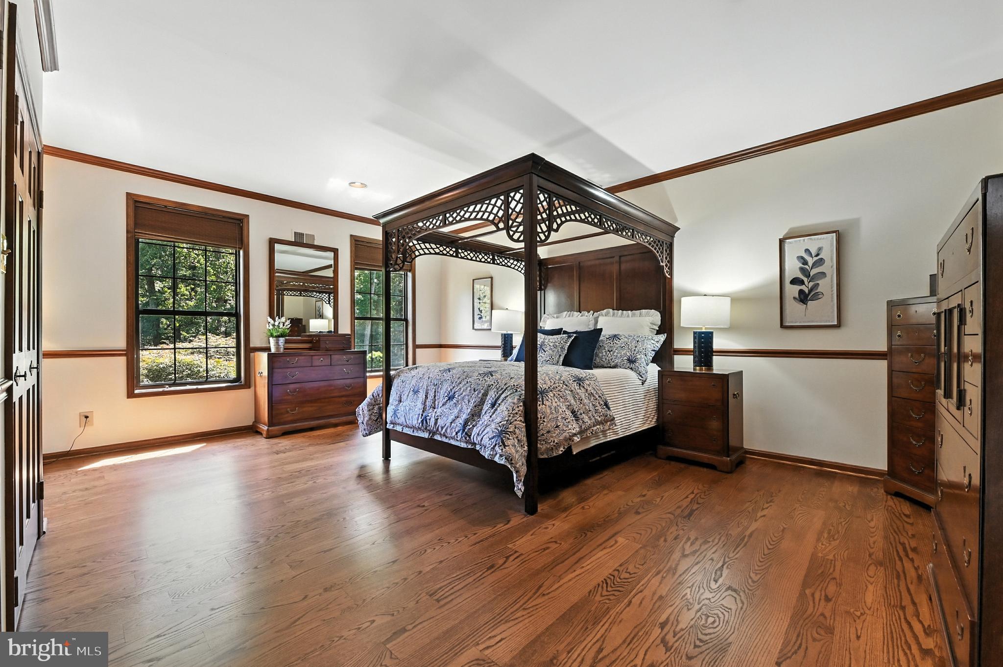2520 Colonial Road Accokeek, MD 20607 - Photo 20 of 74 a bedroom with a bed and wooden floor