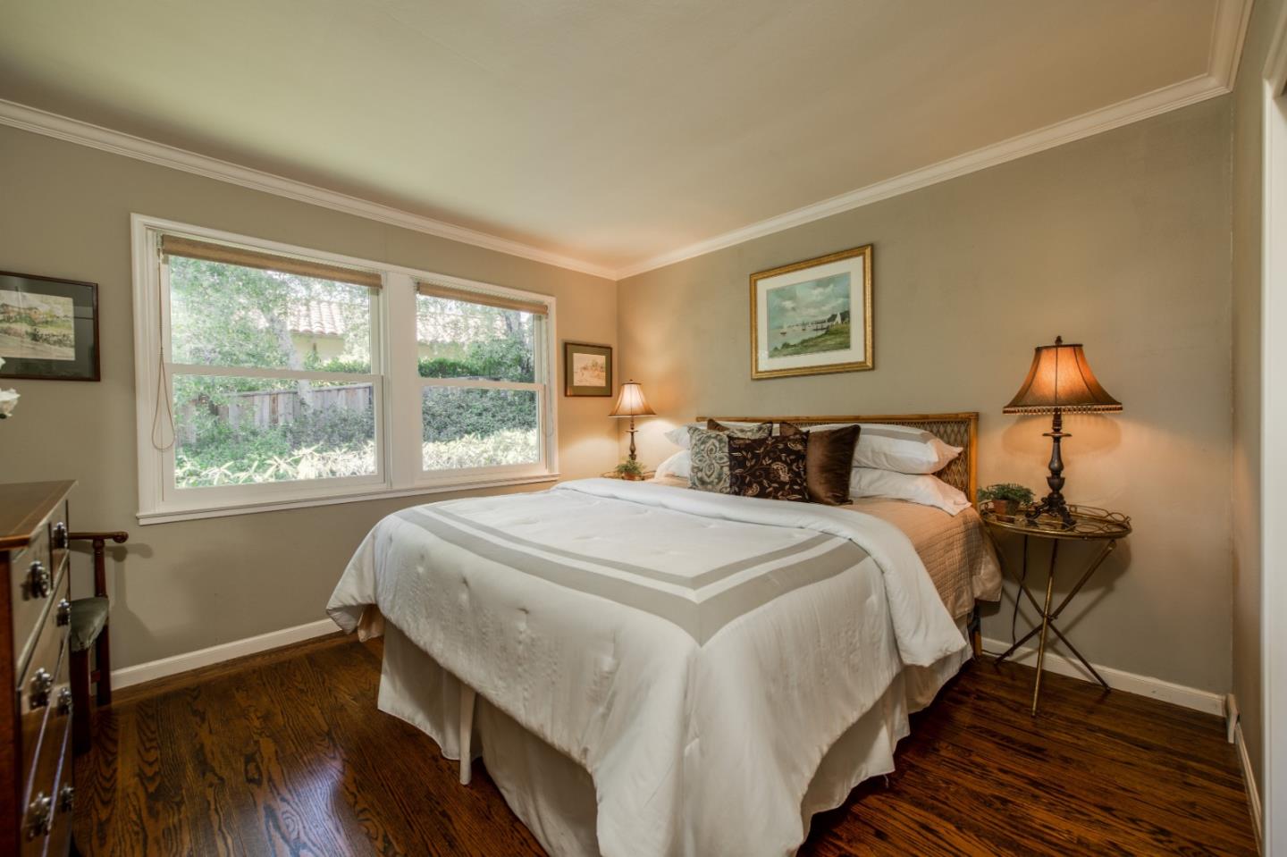 835 Longview Road Hillsborough, CA 94010 - Photo 22 of 31 a bed sitting in a bedroom next to a window