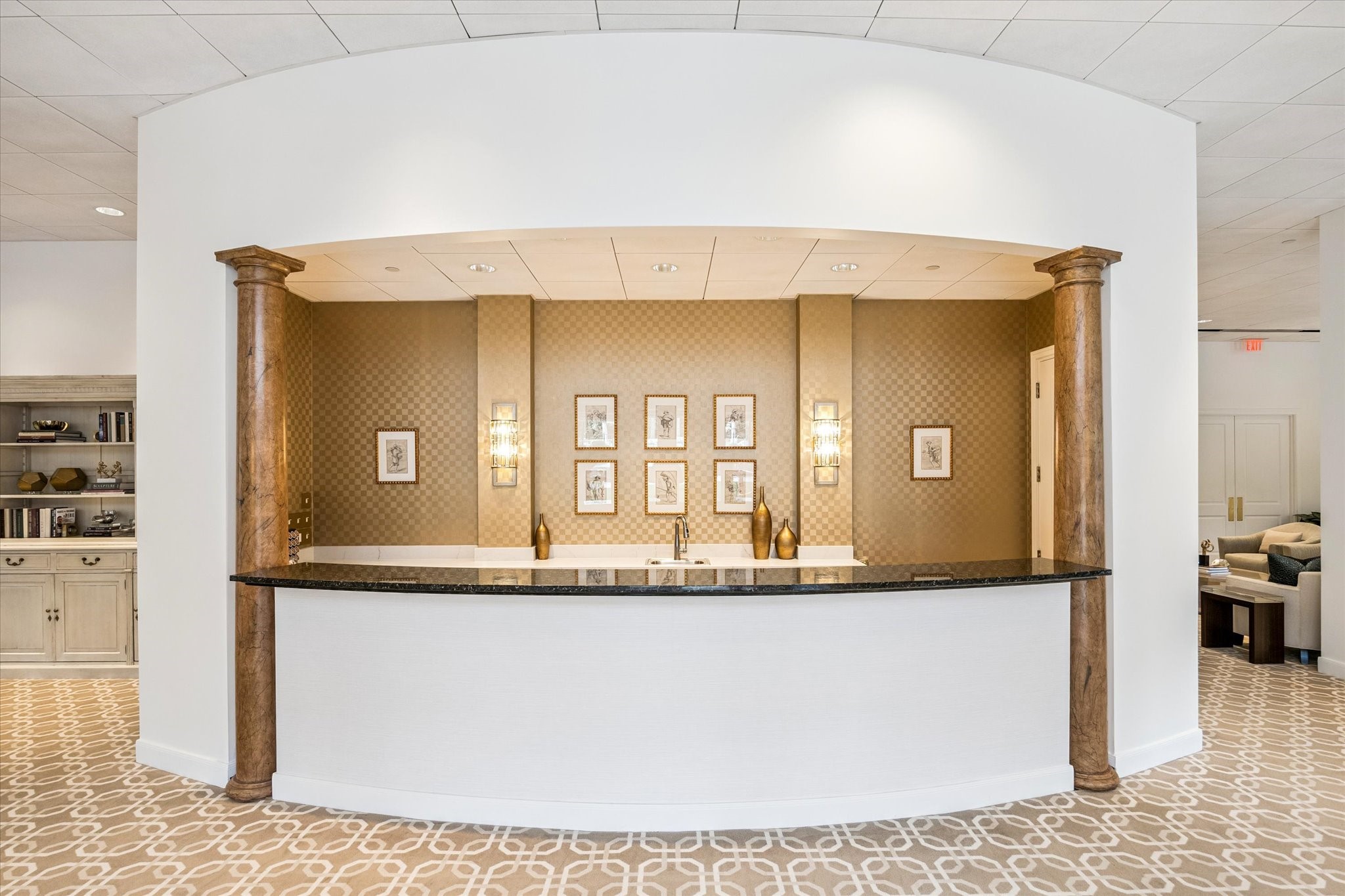 1100 Uptown Park Boulevard, Unit 102 Houston, TX 77056 - Photo 23 of 33 a bathroom with a sink and a mirror
