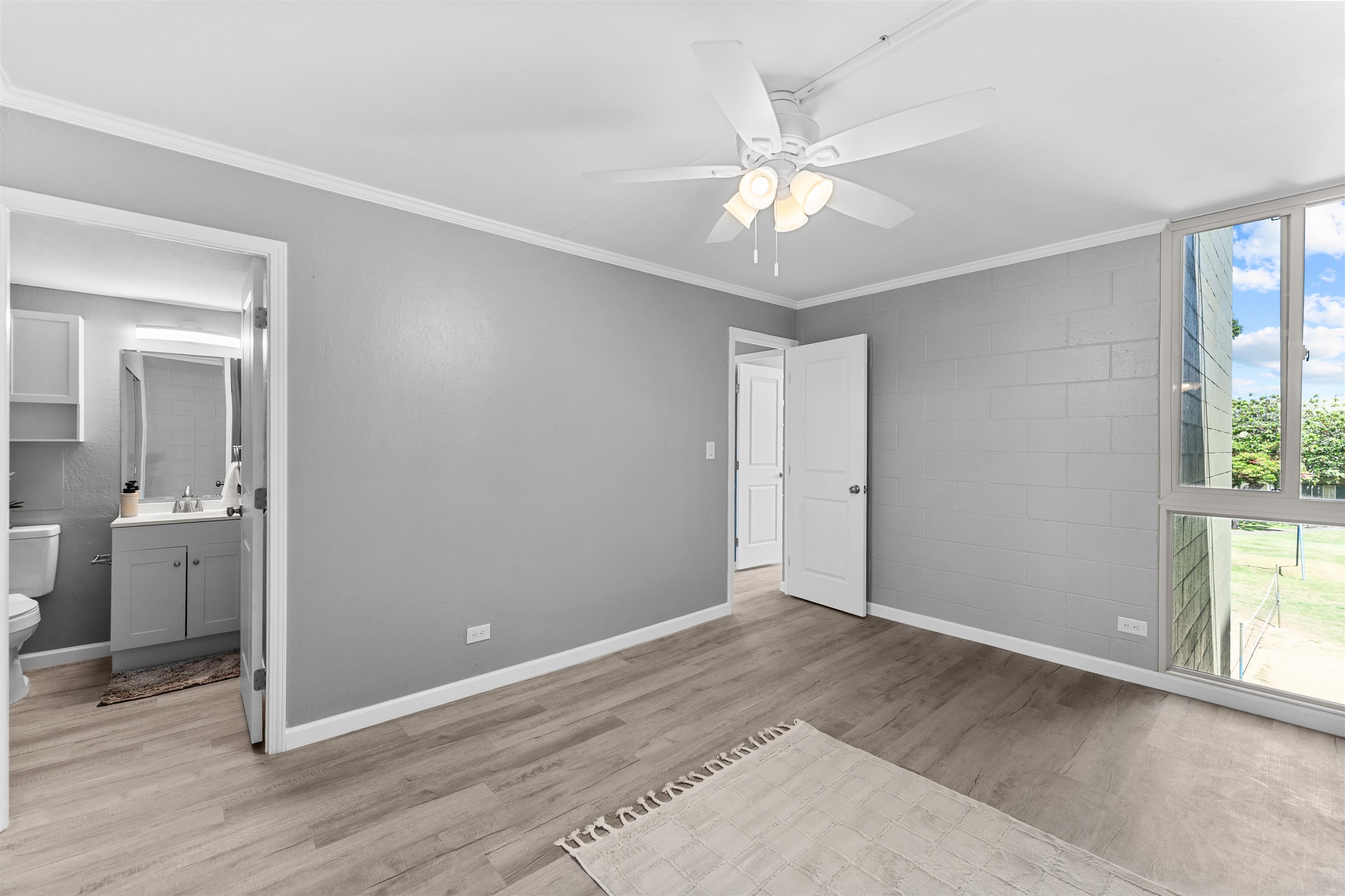 111 Kahului Beach Road, Unit D309 Kahului, HI 96732 - Photo 16 of 26 wooden floor in an empty room with a window