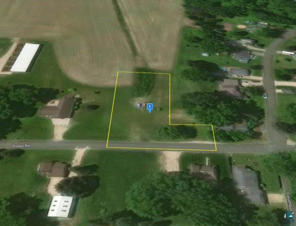 3391 Otsego Road Rio, WI 53960 - Photo 3 of 5 Map / location with property parcel outlined