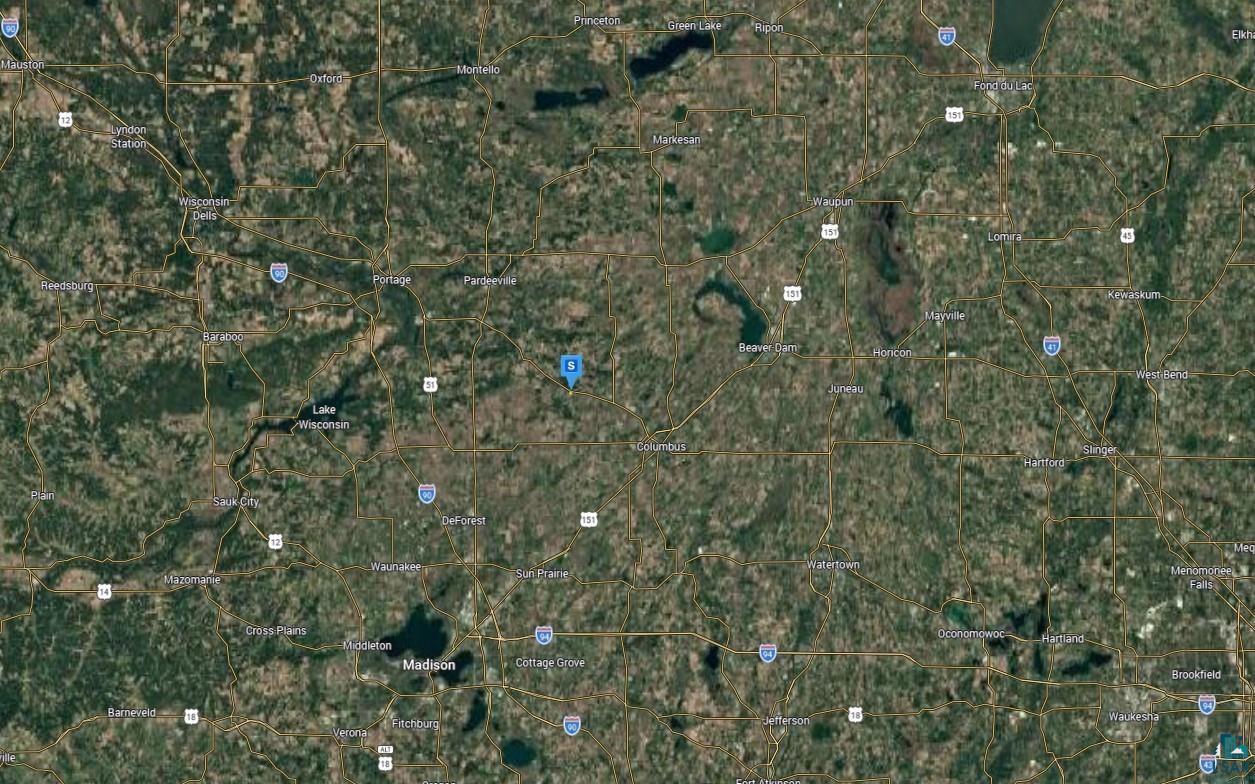 3391 Otsego Road Rio, WI 53960 - Photo 5 of 5 Map / location