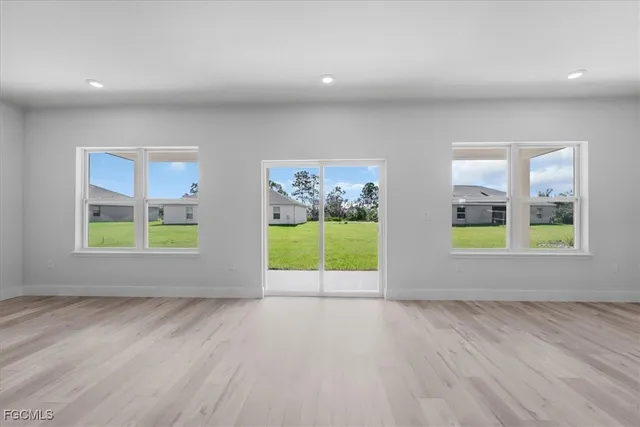 wooden floor in a empty room