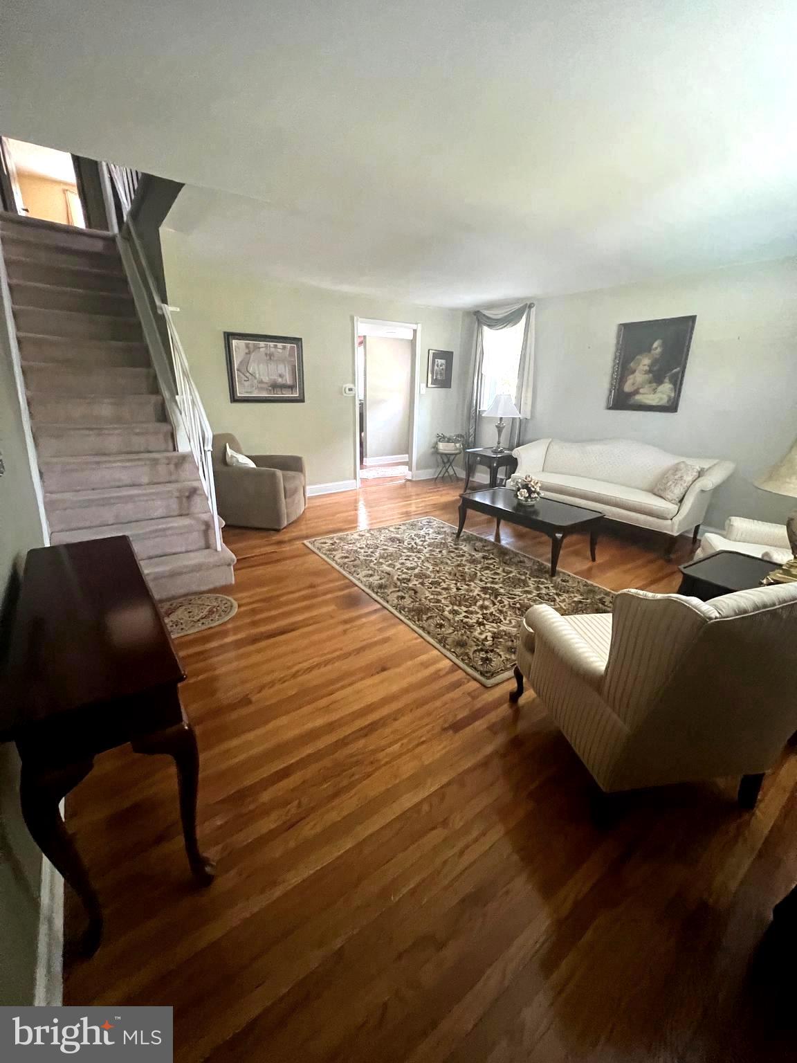 11854 Sewell Road Philadelphia, PA 19116 - Photo 9 of 22 Living Room to Upstairs and into Dining Room