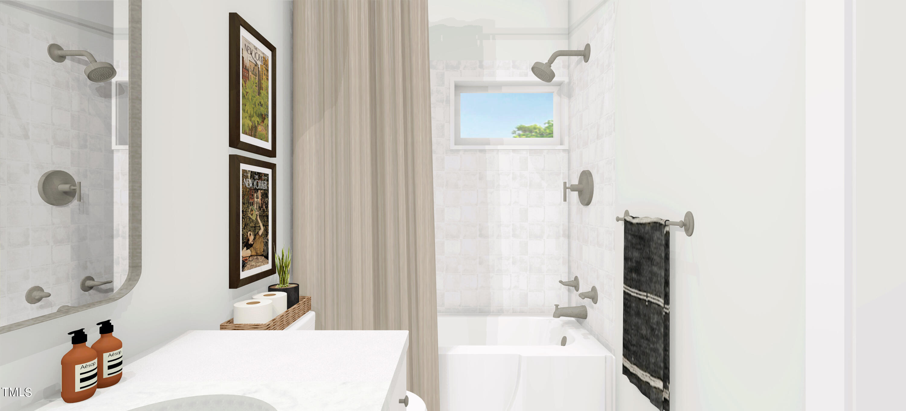 801 Martin Luther King Jr Boulevard, Unit B Raleigh, NC 27601 - Photo 39 of 67 a bathroom with a bathtub and shower