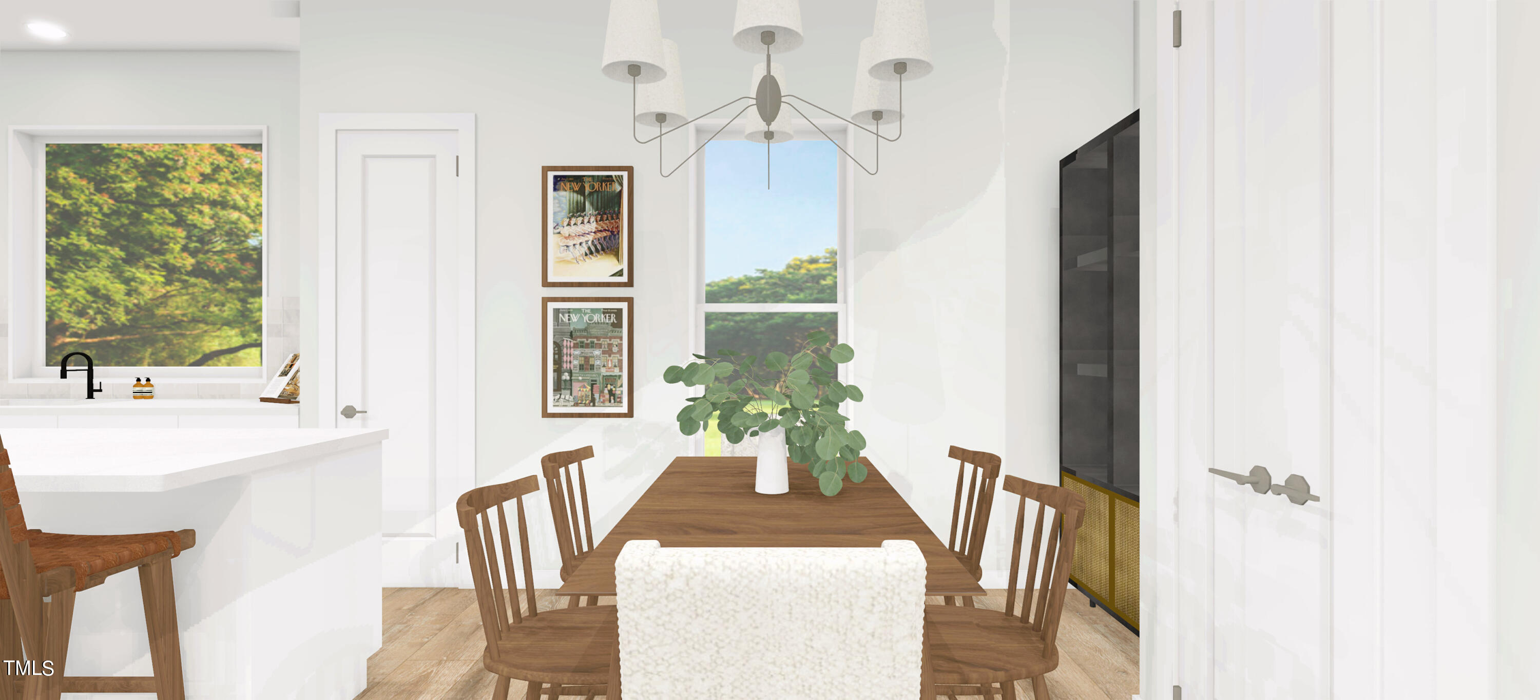 801 Martin Luther King Jr Boulevard, Unit B Raleigh, NC 27601 - Photo 6 of 67 a view of a dining room with furniture window and outside view