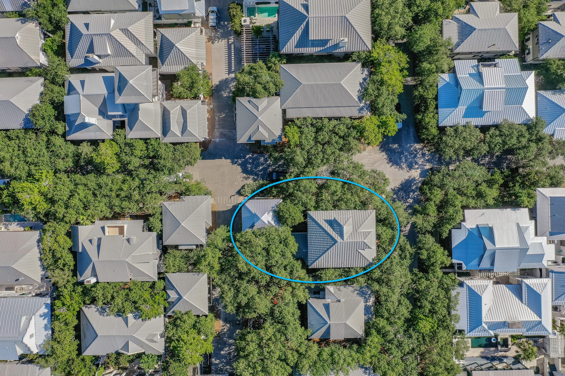 81 Round Road Inlet Beach, FL 32461 - Photo 29 of 43 an aerial view of a house