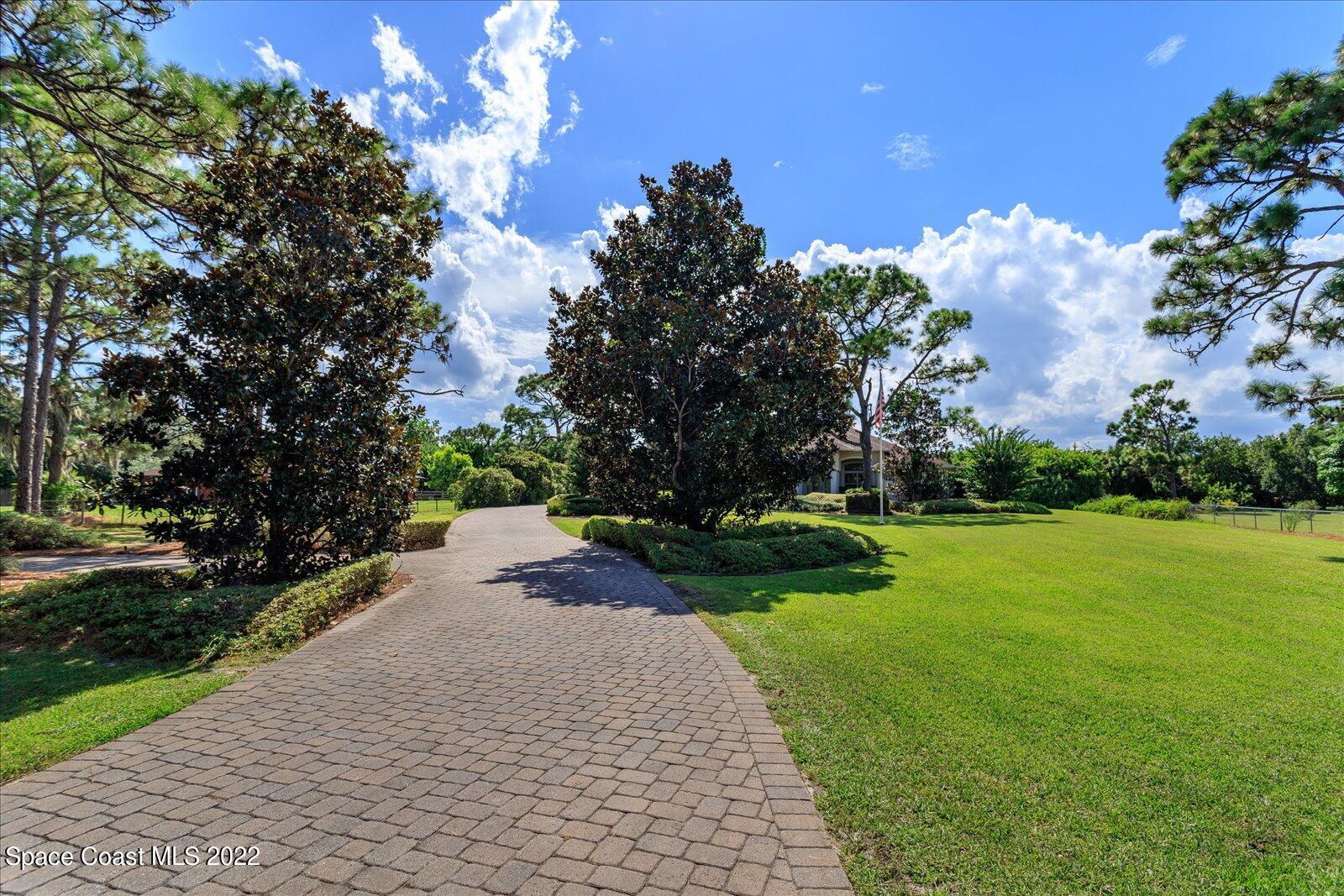 3720 Pine Cone Road Melbourne, FL 32934 - Photo 4 of 34 a view of a garden with an tree
