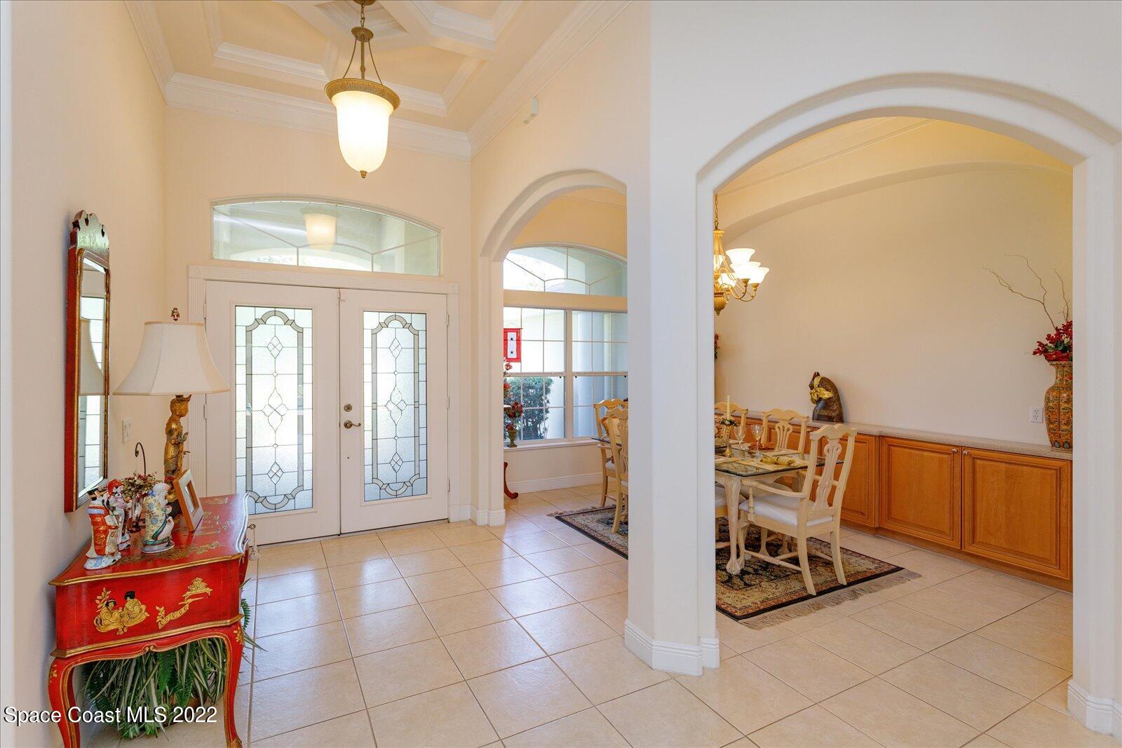 3720 Pine Cone Road Melbourne, FL 32934 - Photo 10 of 34 Welcoming Foyer with Gorgeous Details