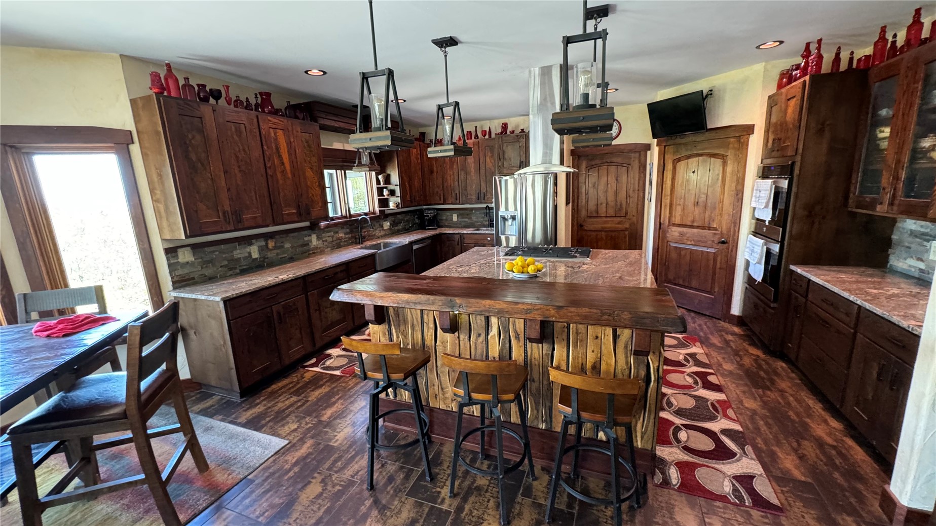1833 Yellowstone Creek Road Walsenburg, CO 81089 - Photo 12 of 50 a view of a dining room with furniture