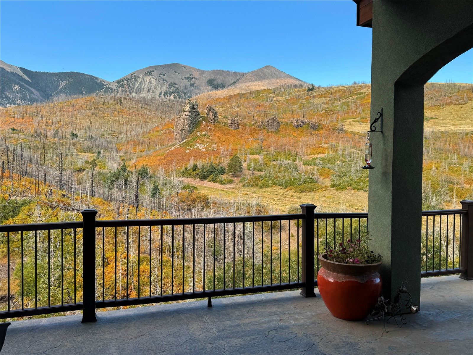 1833 Yellowstone Creek Road Walsenburg, CO 81089 - Photo 46 of 50 a view of a city from a balcony