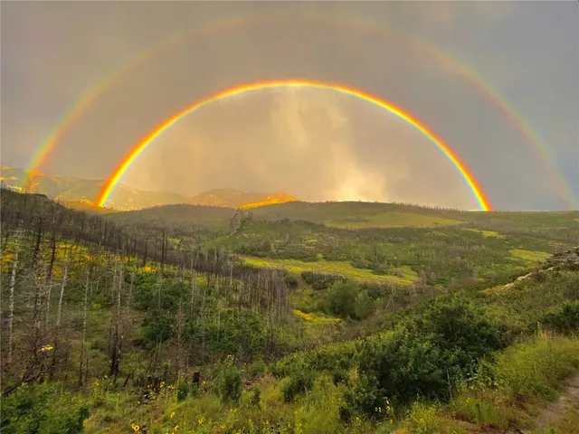 a view of a lake and mountain