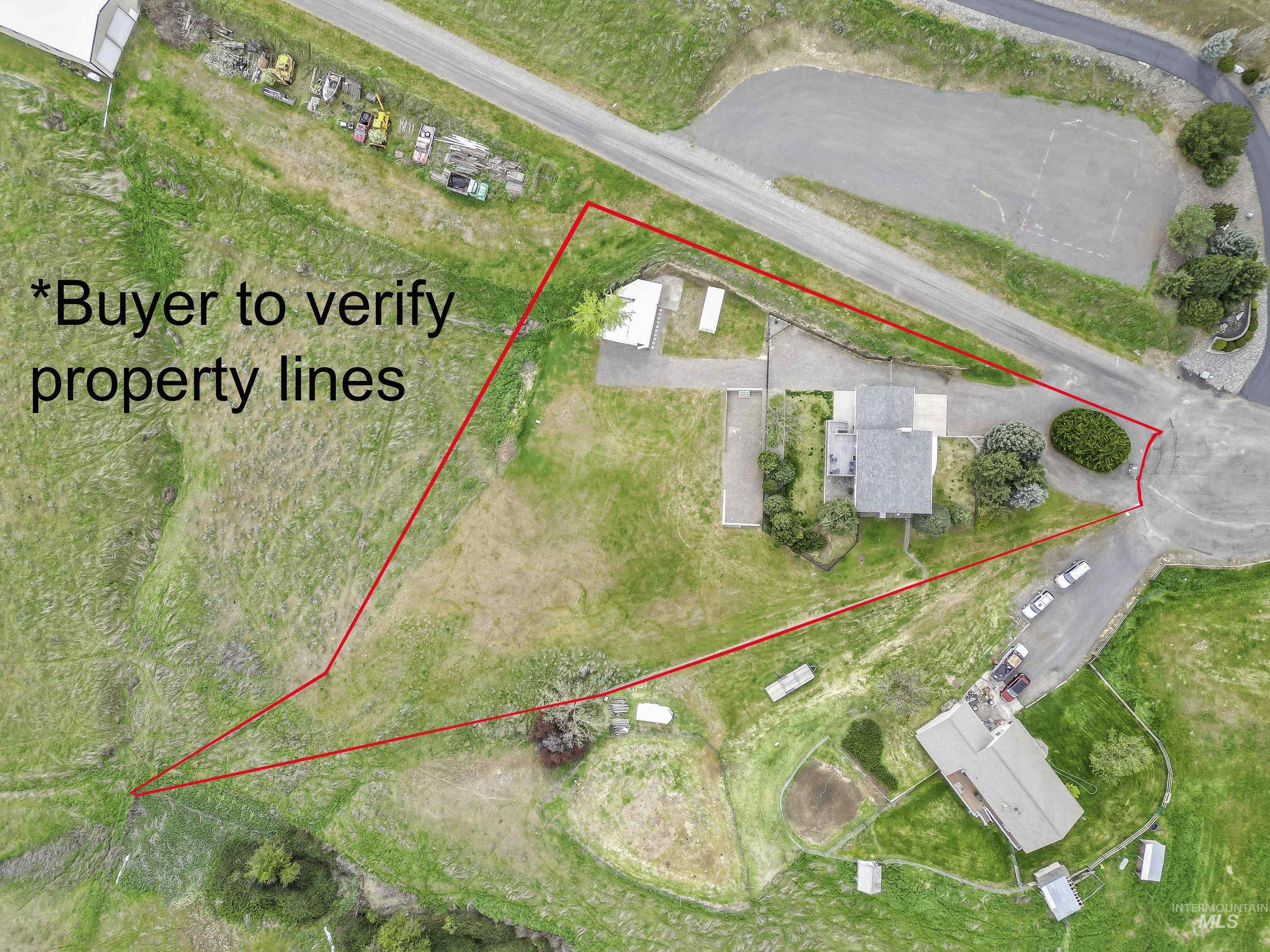 2945 25th Street Clarkston, WA 99403 - Photo 18 of 46 Aerial overview of property's location featuring property parcel outlined