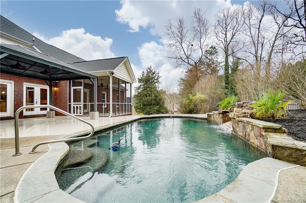 7064 Harbor Court Tega Cay, SC 29708 - Photo 46 of 48 a view of a house with swimming pool