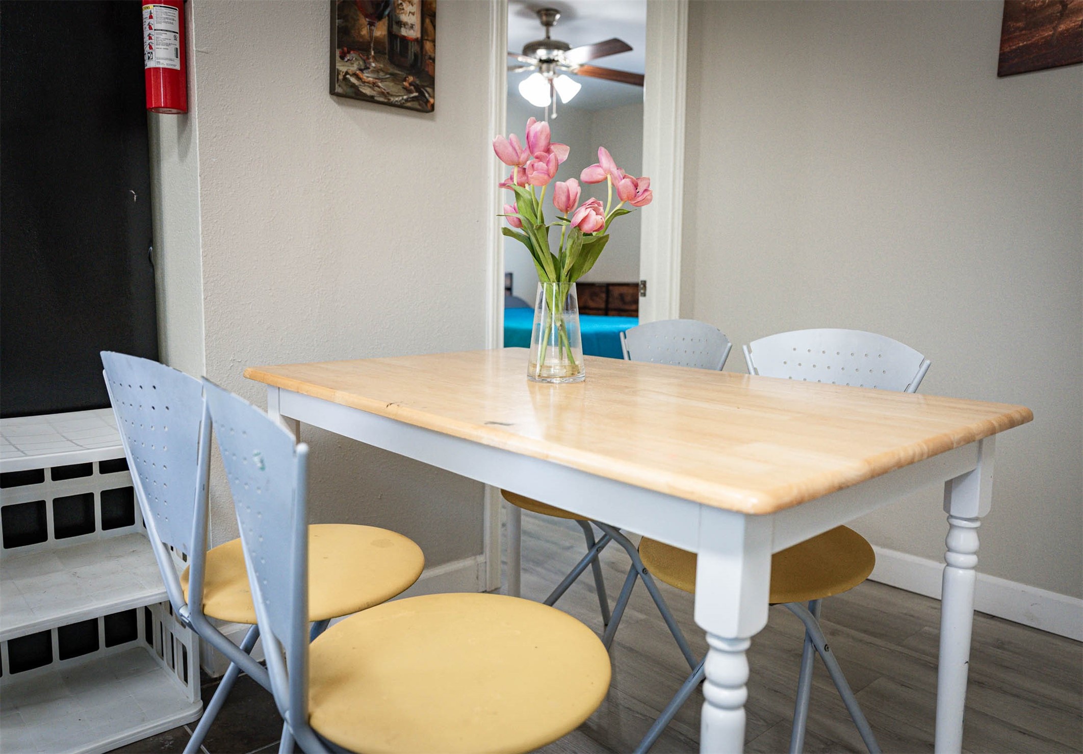 3910 Luca Street, Unit R1 Houston, TX 77021 - Photo 22 of 31 a view of a dining room with furniture and wooden floor