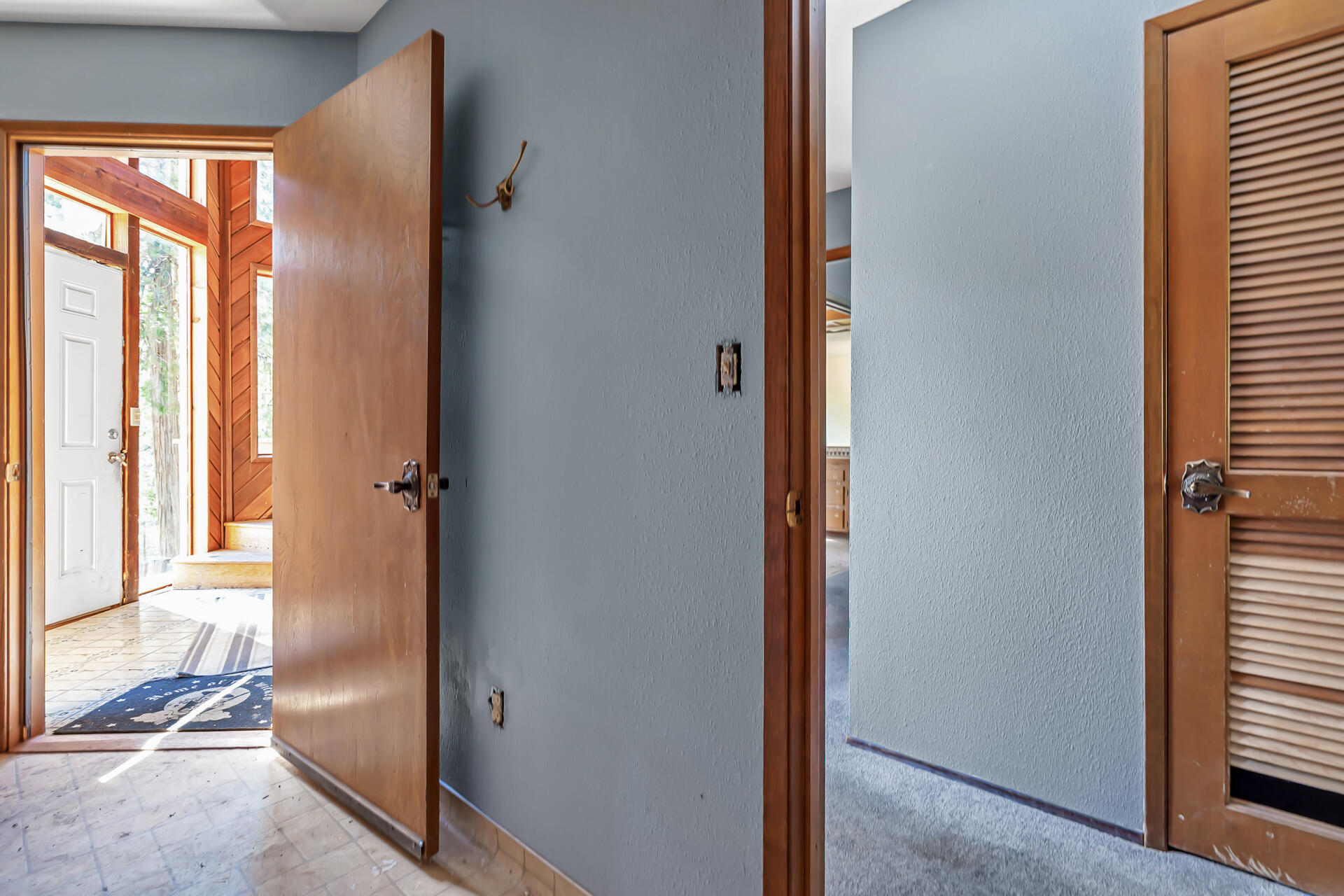 15368 Star Flower Road Oak Run, CA 96069 - Photo 45 of 63 a view of front door with wooden floor