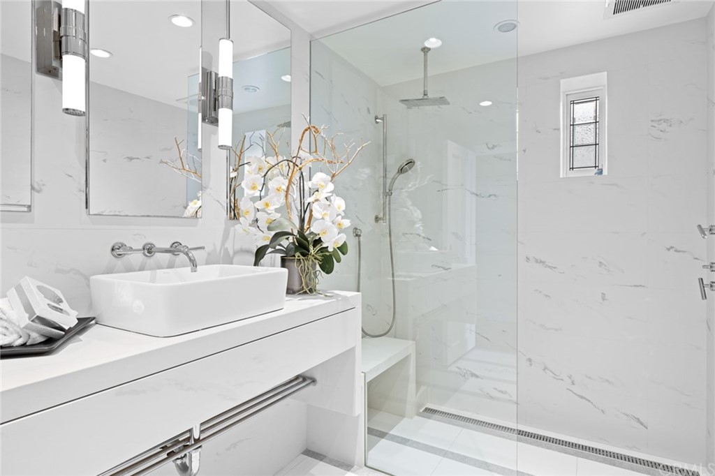 1991 Ocean Way Laguna Beach, CA 92651 - Photo 22 of 52 a bathroom with a sink a toilet and shower