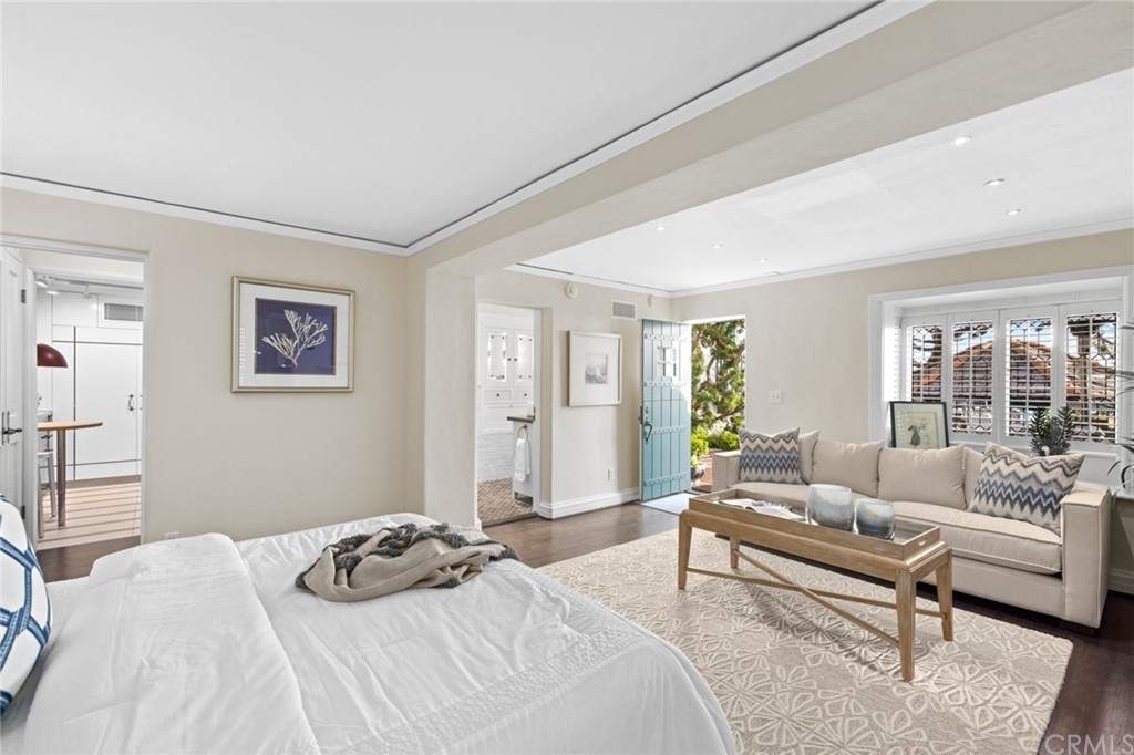 1991 Ocean Way Laguna Beach, CA 92651 - Photo 29 of 52 a bedroom with furniture and a large window