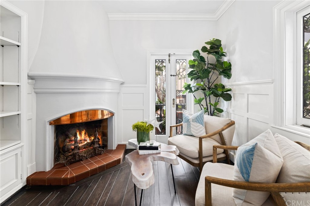 1991 Ocean Way Laguna Beach, CA 92651 - Photo 35 of 52 a living room with furniture and a fireplace