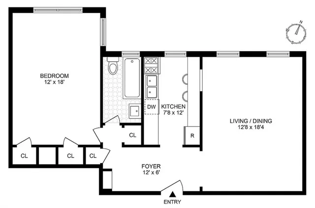 a view of empty room