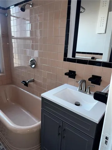 a close view of closet