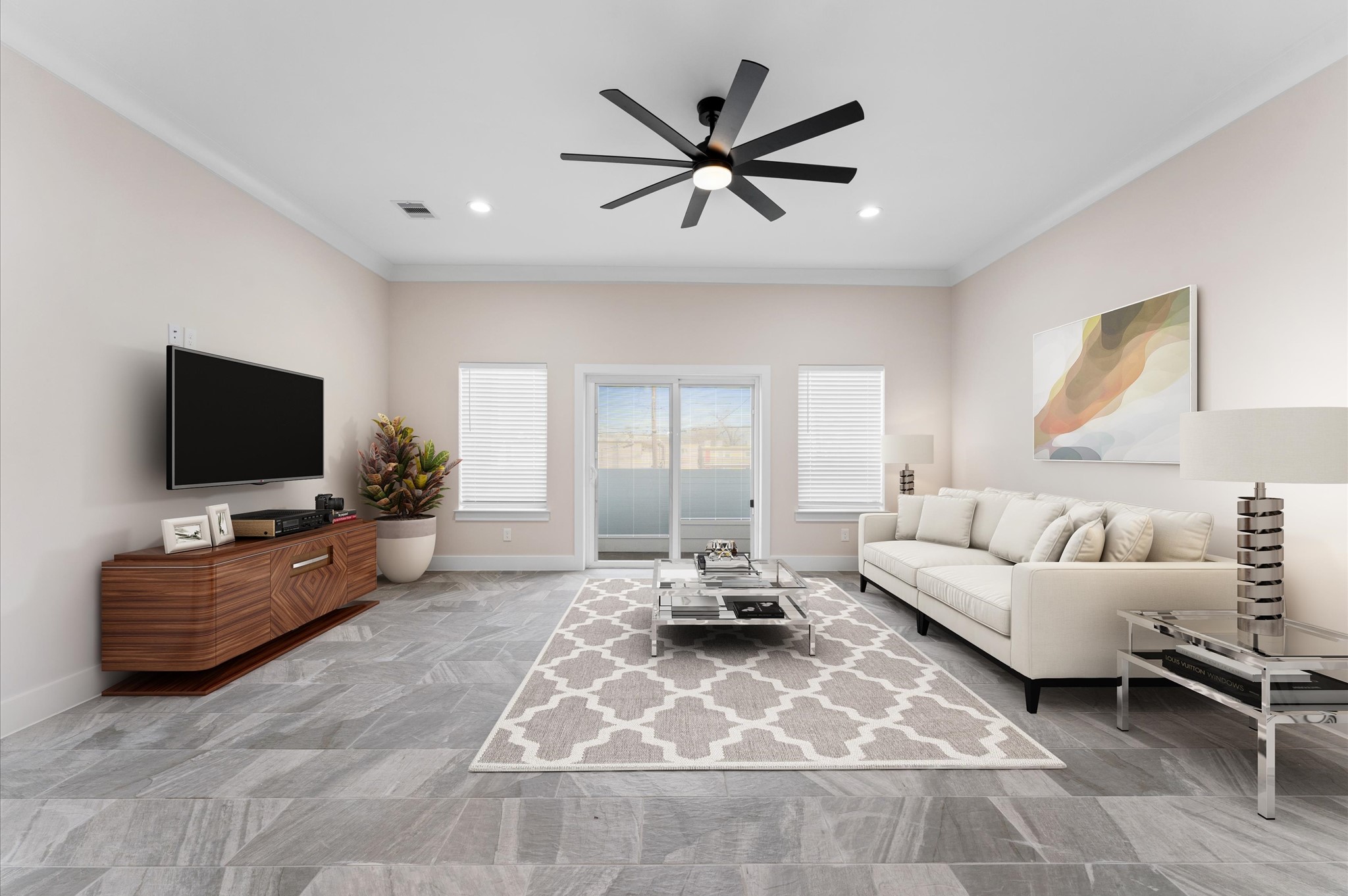 1908 Dismuke Street, Unit A Houston, TX 77023 - Photo 25 of 42 living room.
